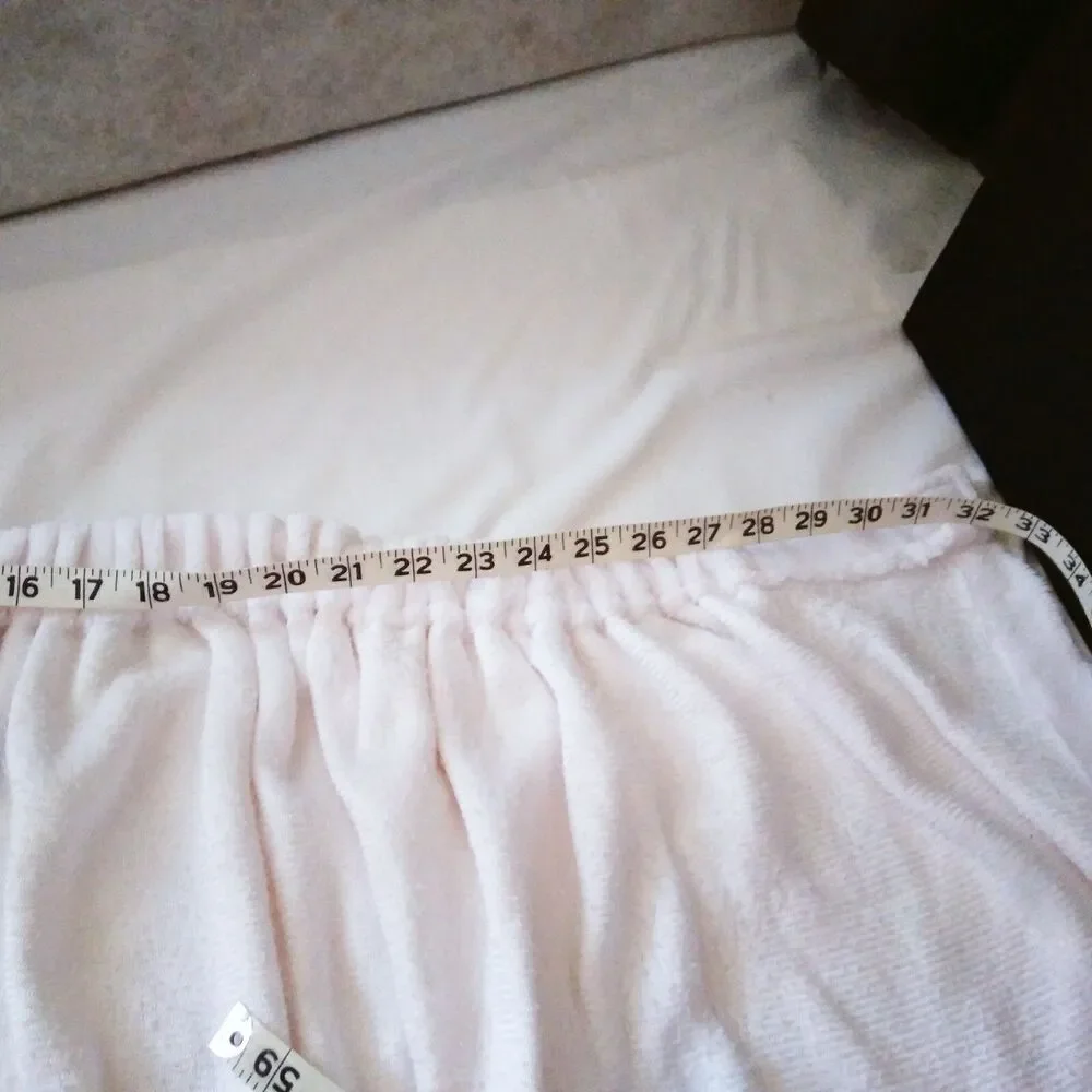 Dan Dee Towel Half Waist Wrap Spa Bath Valentine Heart Soft Fleece Body Beach